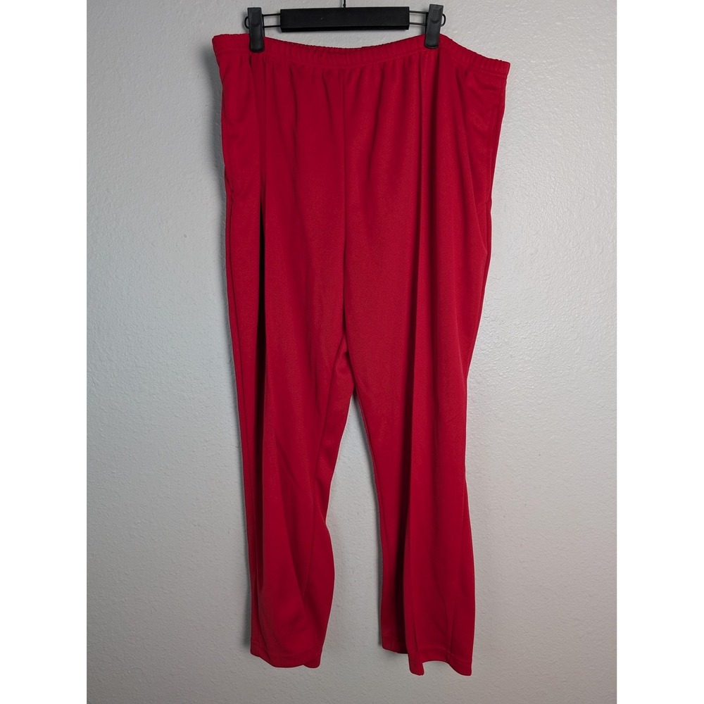 Haband! Pants Womens 36P Red Dress‎ Crepe Pull On Elastic Waist Pockets Petite